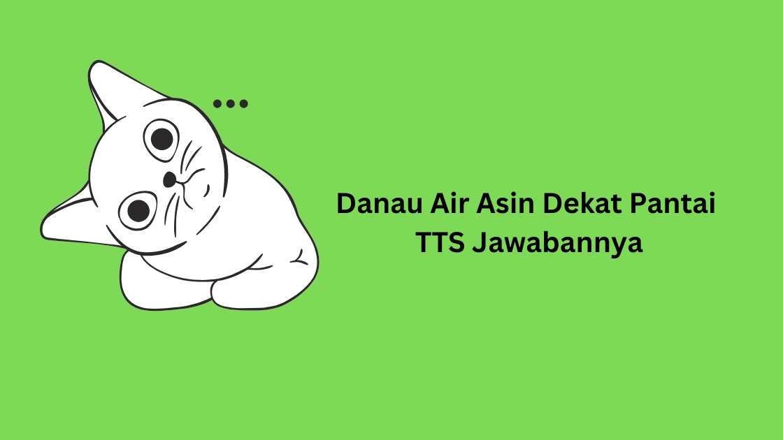 Danau Air Asin Dekat Pantai TTS Jawabannya